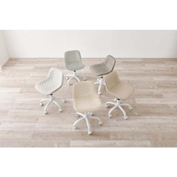 デスクチェア おしゃれ ベロア調 かわいい アンティーク レトロ エレガント キャスター 椅子 オフィス 回転 昇降 高さ調整 a