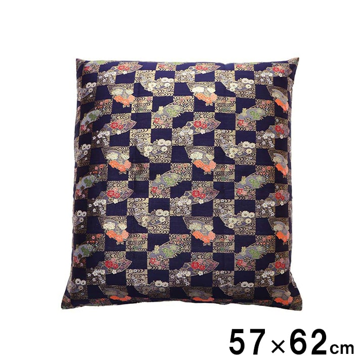 京扇 カバー 座布団カバー 金襴 国産 日本製 仏前 法事 お盆 贈り物 和室 和柄 八端判