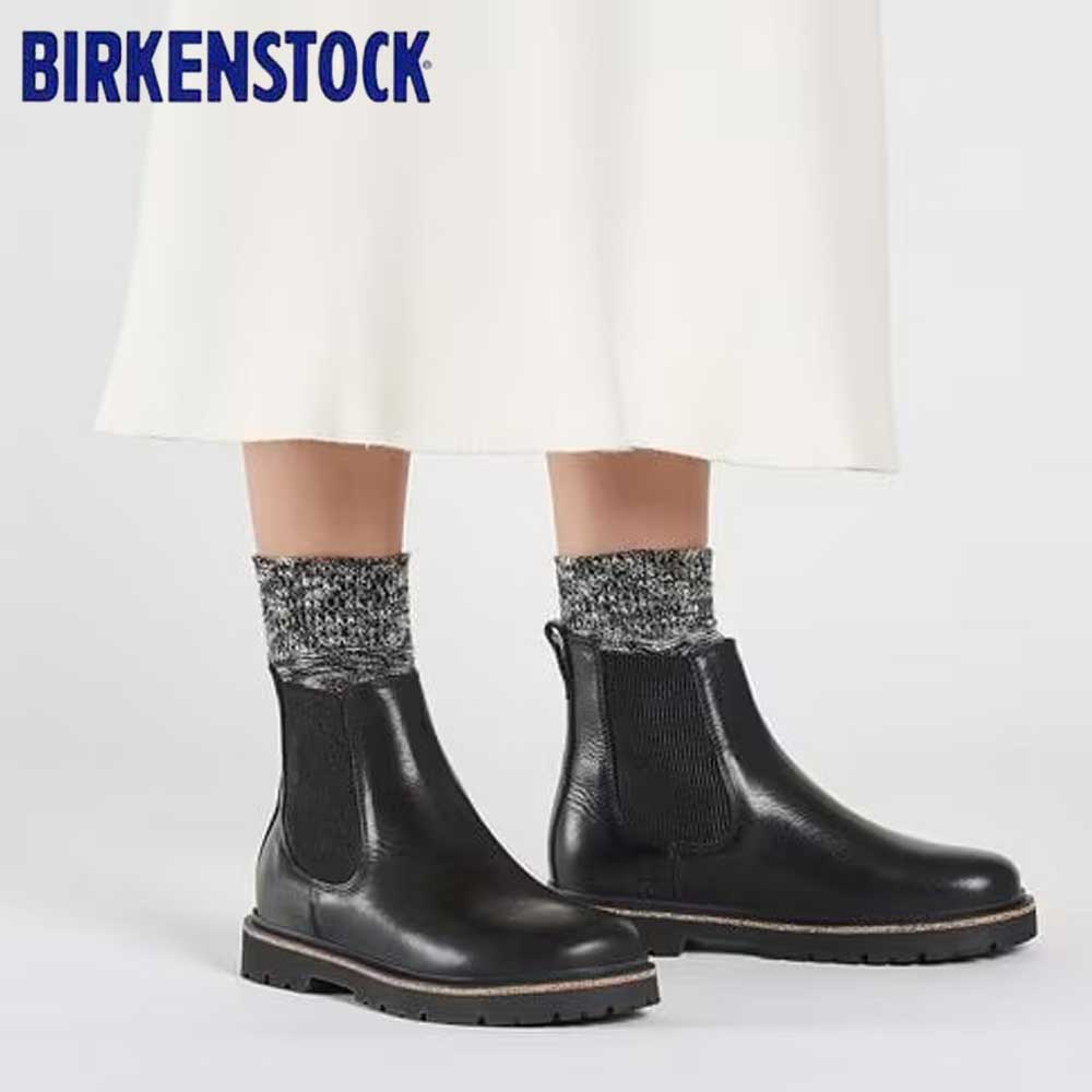 ビルケンシュトック BIRKENSTOCK Highwood Slip On Mid（レディース） 1025781（ブラック） チェルシーブーツ アンクルブーツ