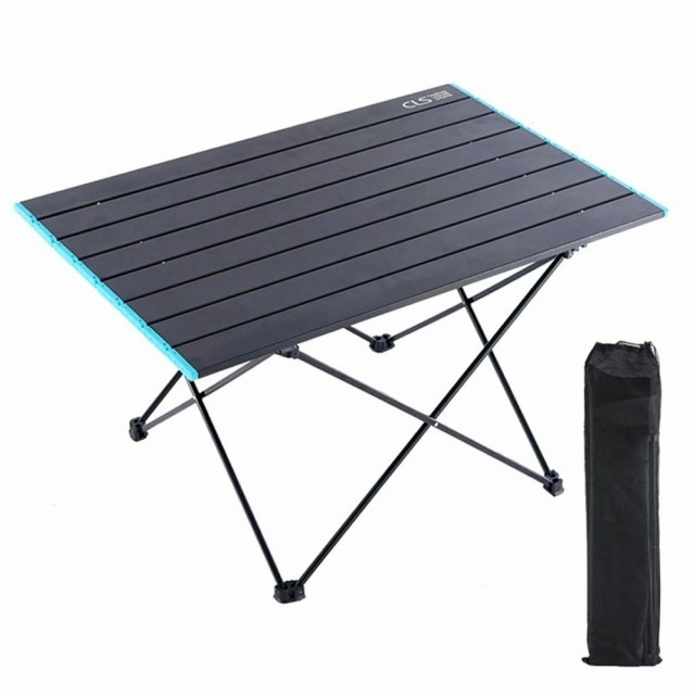 アウトドアテーブル 約68×46×40cm 折りたたみテーブル 軽量 1.8kg 専用収納袋付き BBQ キャンプ ハイキング ピクニック アルミ合金製 ALW-GLS-ZS03-L テーブル ア