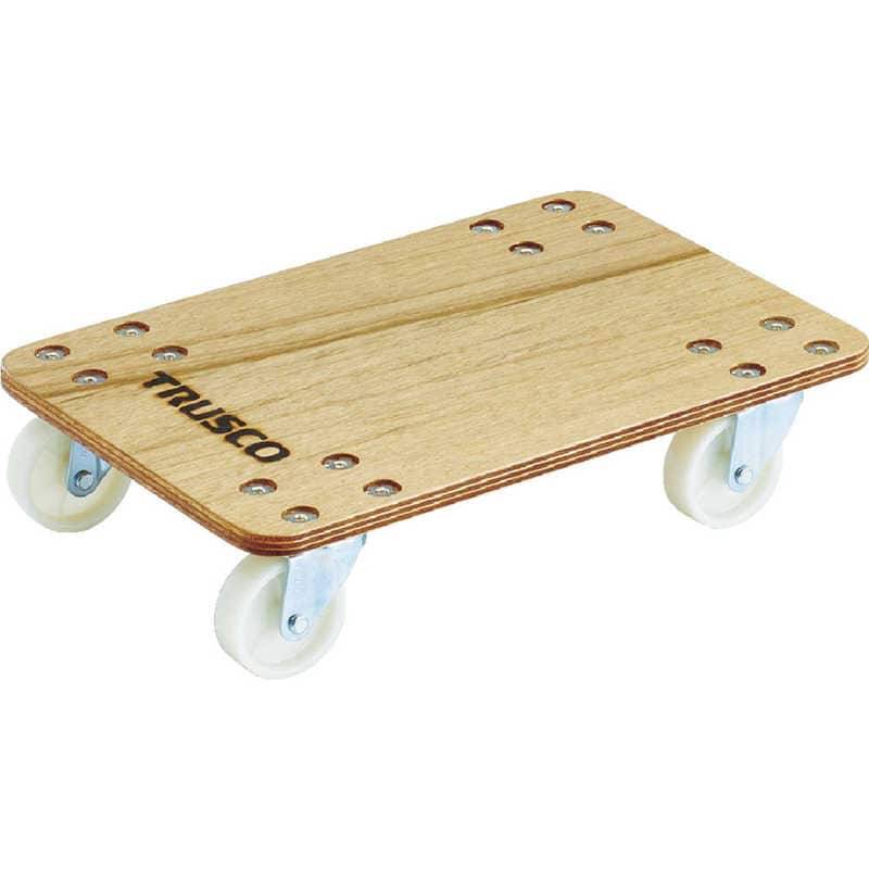 トラスコ中山　合板平台車プティカルゴ 450X300 ナイロン車　PC3045