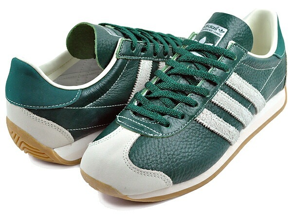 カントリー OG ウィメンズ カレッジグリーン オフホワイト レディース スニーカー