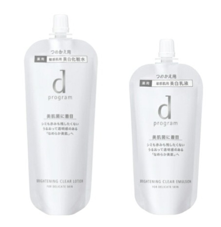 dプログラム　ブライトニングクリア　ローションエマルジョン　ＭＢ　レフィルセット