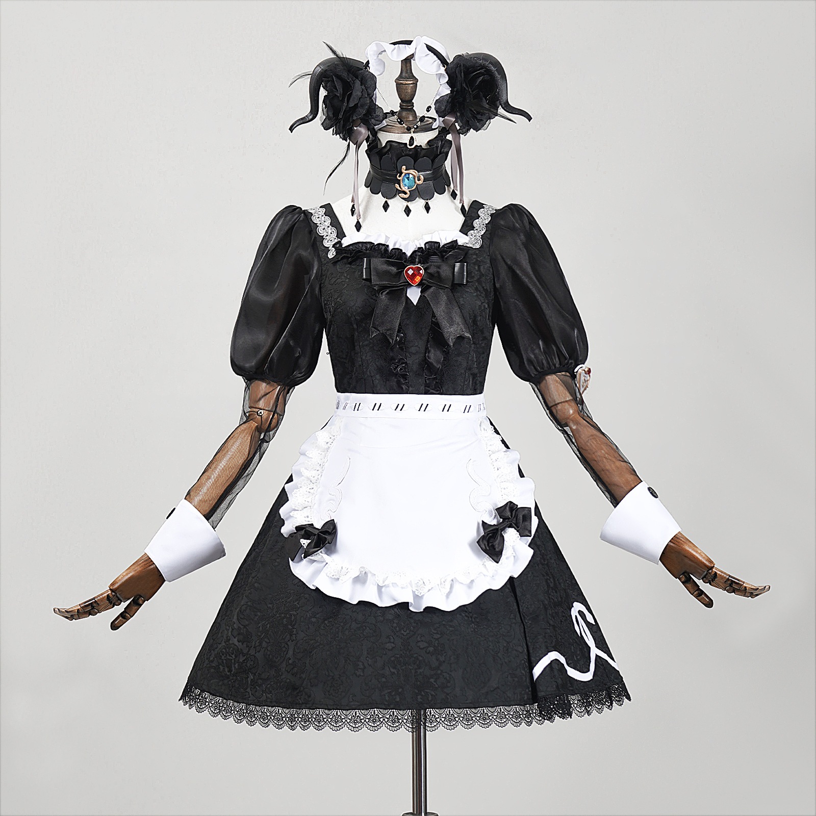 第五人格 コスプレ衣装 真実の司祭 緋髪 魔女 ゲームキャラクター パフォーマンス衣装 C服