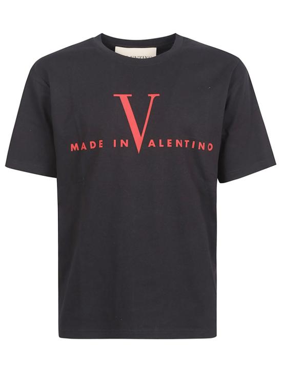 VALENTINO GARAVANI Men T-Shirts 8V3MG16PBAQ 0NR Black
