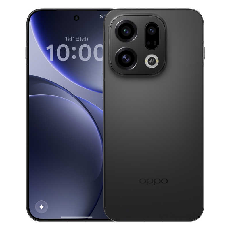 OPPO　(SIMフリー) Find X9 スペースブラック　CPH2797BK