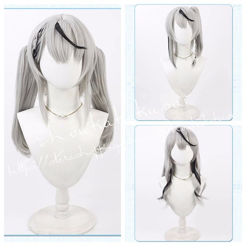 【本日限定】ホロライブ 沙花叉クロヱ さかまたくろゑ コスプレ ウィッグ コスチューム用小物 耐熱 かつら 日常 ハロウィン クリスマス
