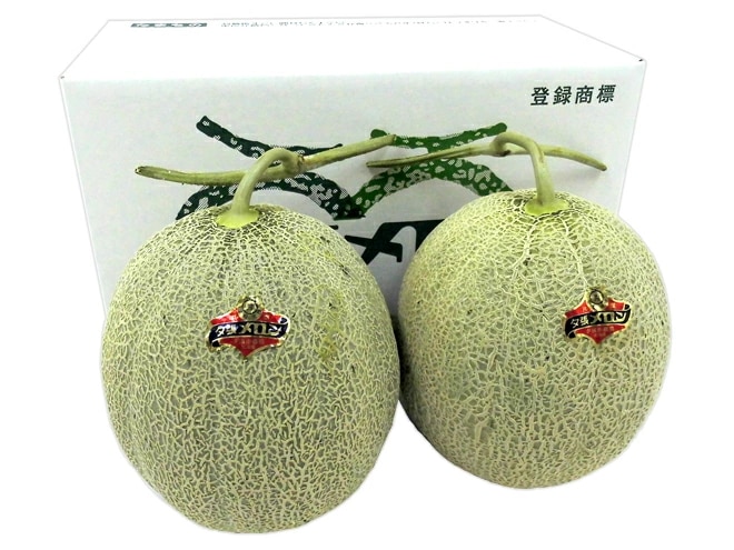 お中元 北海道 =夕張メロン= 共撰秀品限定 2玉 約4kg 化粧箱 予約 7月中のお届け