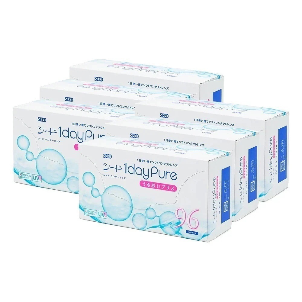 ワンデーピュア うるおいプラス 96枚入り 6箱