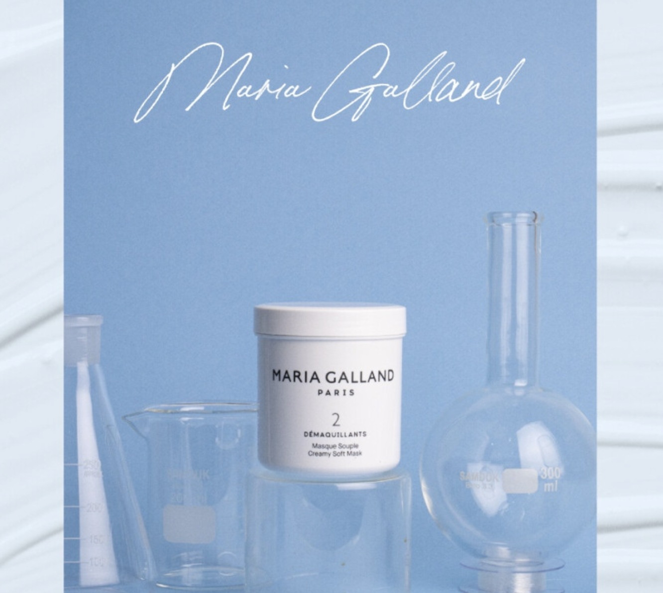 【フランスプレミアム化粧品】マリア ガラン2 クリーミー ソフトマスク（ディープクレンジングマスク） 225ml + マスクパックをプレゼント