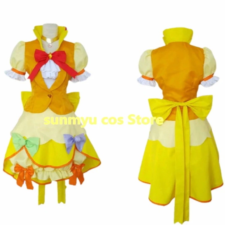 魔法使いプリキュア キュアミラクル（トパーズスタイル）コスプレ衣装　オーダーサイズ可