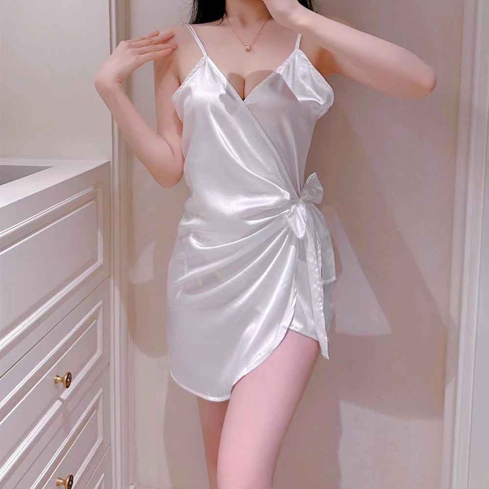 【1点ご購入 で10点プレゼントいたします】下着Vネックトリムプリーツサスペンダーレトロムードサテンパッチワークスリーパースーツ
