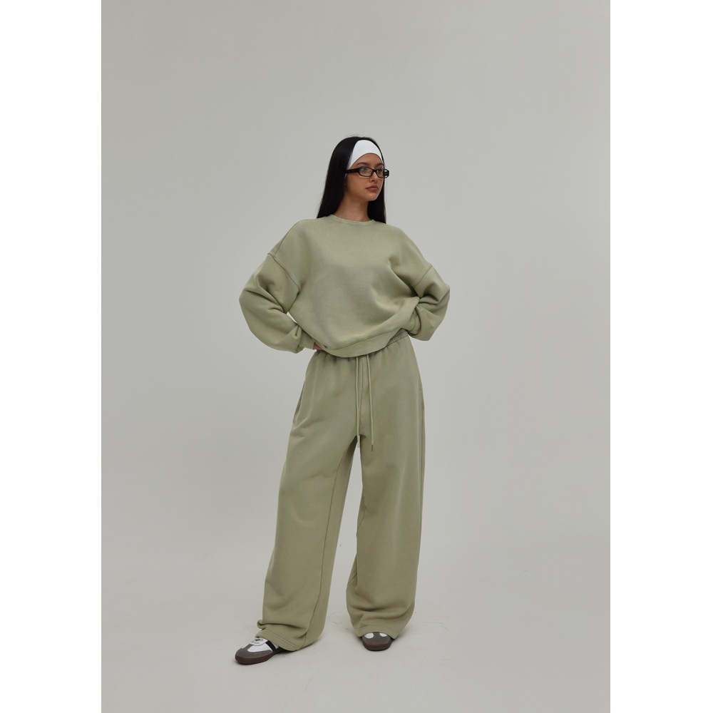 ブラックアップ [B-ベーシック] ヘビースウェットソルトウォッシングスウェットシャツ