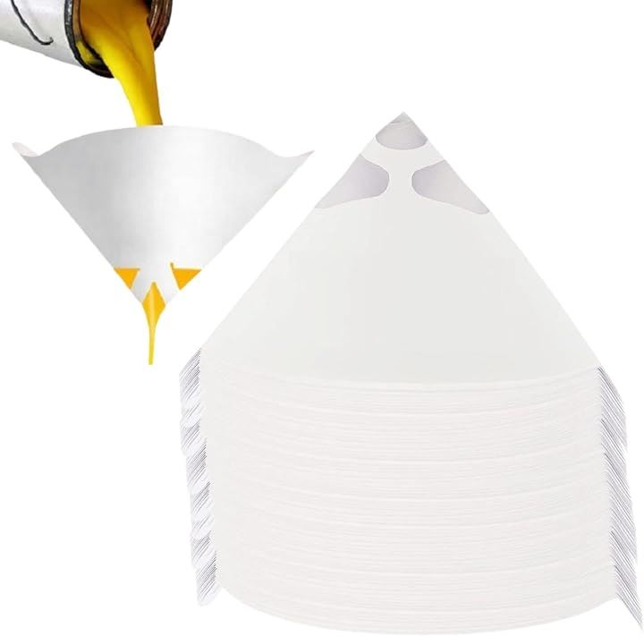 ろ紙 塗装 実験 ファンネル濾紙 ペイント DIY 使い捨て #100 (ホワイト 400枚) 4,603円