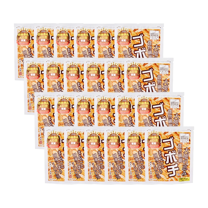 ゴボチ プレーン醤油味 20g 24袋セット 無添加 野菜チップス ダイエット お菓子