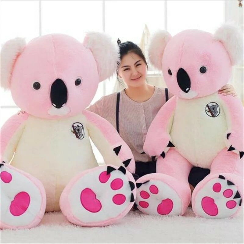 120cm ぬいぐるみ 抱き枕 クッション インテリア 動物 子供 おもちゃ 可愛い 心地いい コアラ Koala ピンク 大きい 特大 彼女に ふわふわで癒される 柔らか クリスマスプレゼント ギフ
