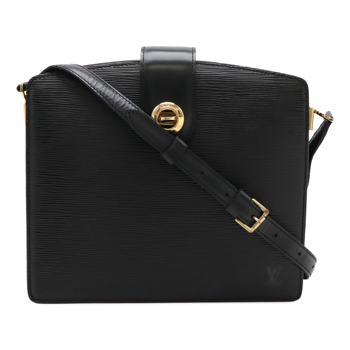 エピ カプチン ショルダーバッグ 斜め掛け ノワール 黒 ブラック ゴールド金具 M5234