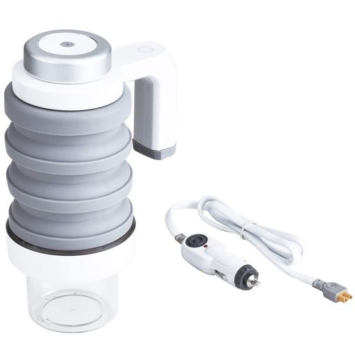 セイワ(SEIWA) 車内用品 電気ケトル Z106 車用 ポット goup DC12V 湯沸し器 500ml 空焚き防止 温度調節 シリコン素材 デジタル温度表示 食品衛生法届済