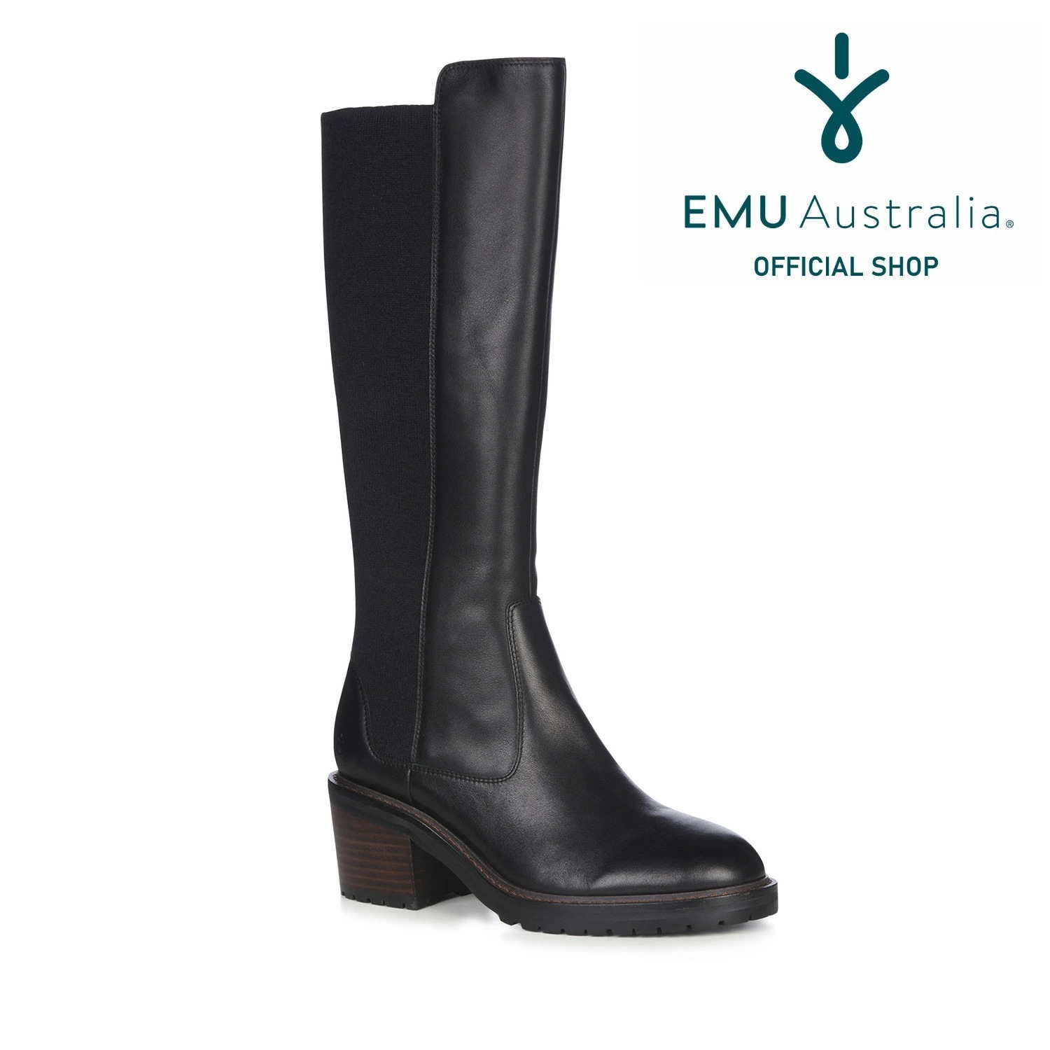 【公式】EMU Australia エミュ Macedon ブーツ ロング 革 ウール 防水 レイン レディース 秋 冬 公式 正規 送料無料 28,116円