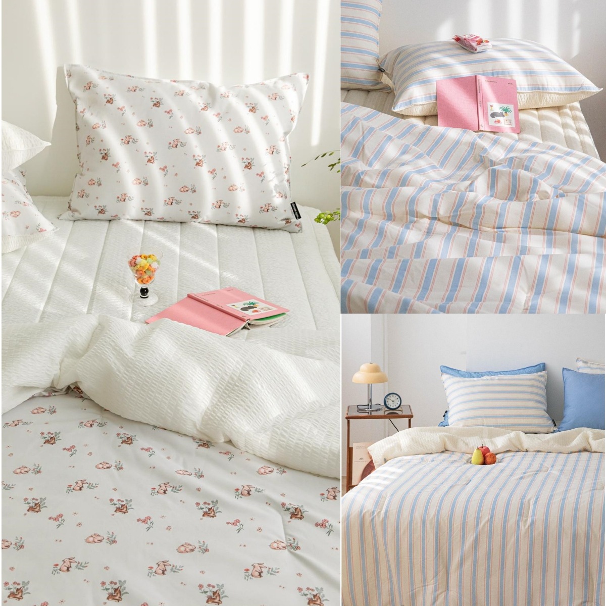 Q&K布団+枕set_ほこりのない夏用布団セット韓国