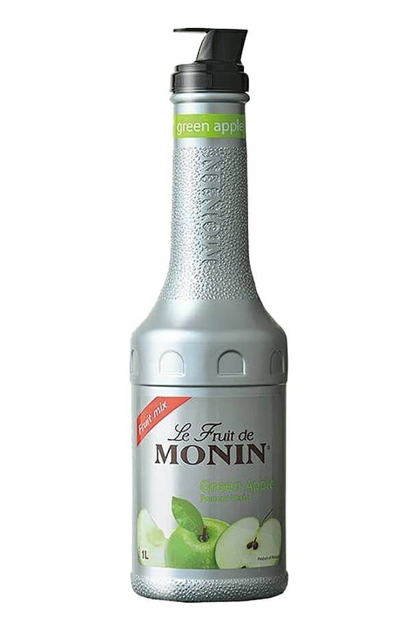 【送料無料】MONIN モナン グリーンアップル フルーツミックス ペット 1000ml 1L2本【ご注文は8本まで同梱可能】ノンアルコール シロップ