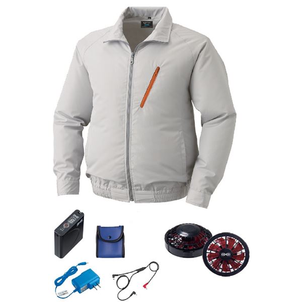 KU90510 空調服 ポリエステル製 FAN2200BR/LISUPER1セット シルバー 5L 18,884円