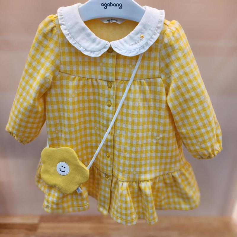 デイチェックオープンワンピース(カバン)01T124058_IC