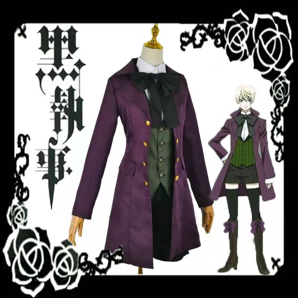 [即納 TikTok大人気] コスチューム一式 ブラックディーコンマスターアロイスヤロストランシフォーミュラコスプレ衣類チャールズコスチューム女性 4,663円