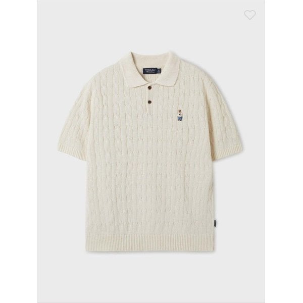 【スティーブ】 カラー ケーブル 半袖 セーター(WHKAF2412U) 5,489円