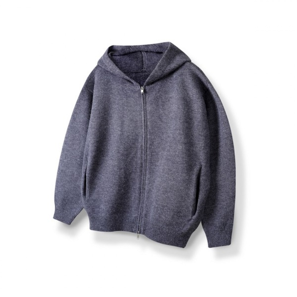 (ハリソン) フード付きジップアップニット 1005 ICNC1041