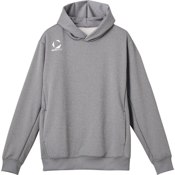 MOVESPORT ムーブスポーツ スポーツウエア フーデッドスウェット グレー M ST5SSWT0M GY01