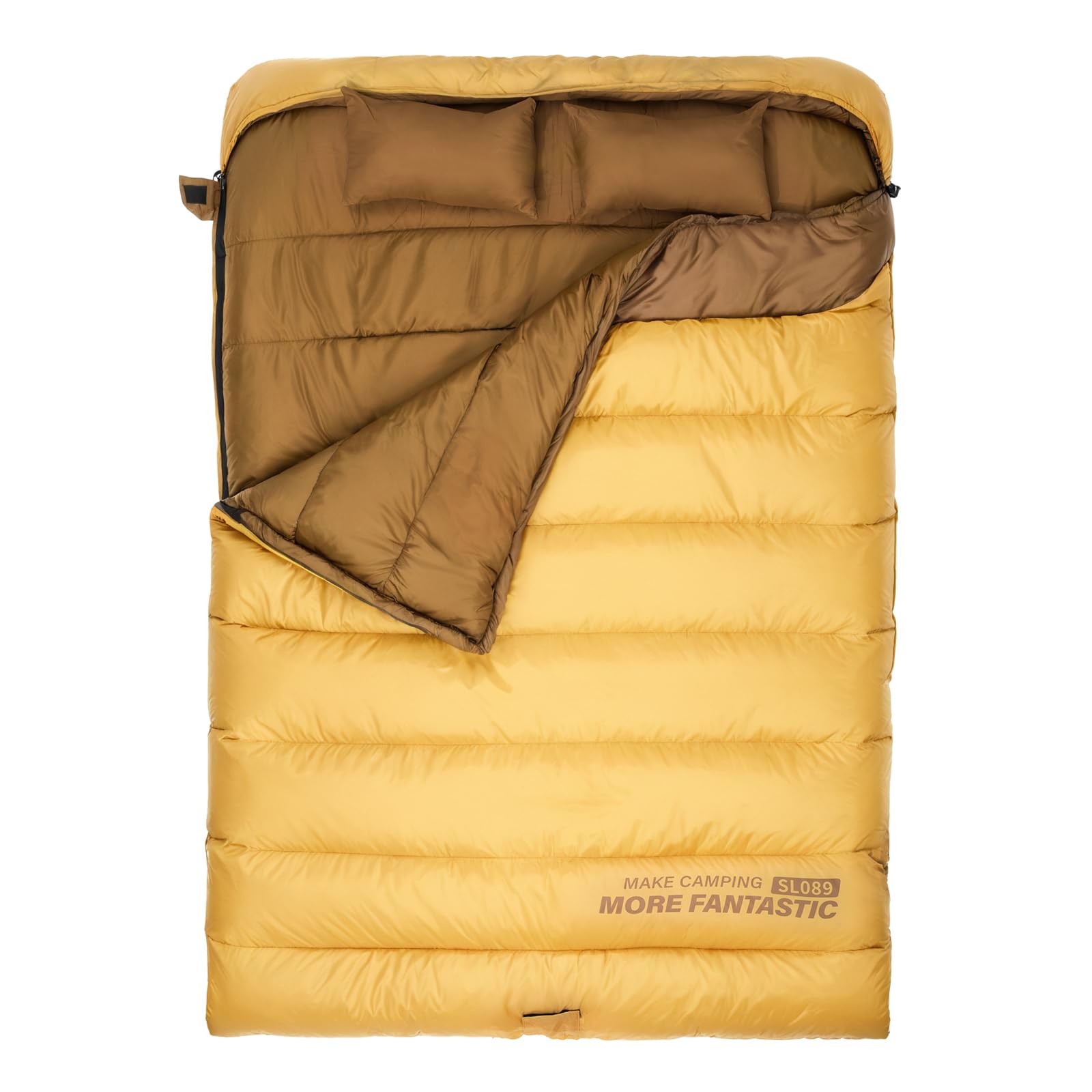 BISINNA キャンプ寝袋 二人用 コンパクト アウトドアシュラフ 封筒型 6,309円