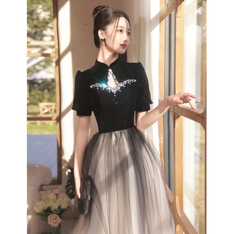 【急速出荷!】高級イブニングドレスドレス女性新しいボーカル音楽芸術試験ホスト18歳成人式パーティードレス スーツ パーティードレス ウェディングドレス キャバドレス 結婚式 ドレス