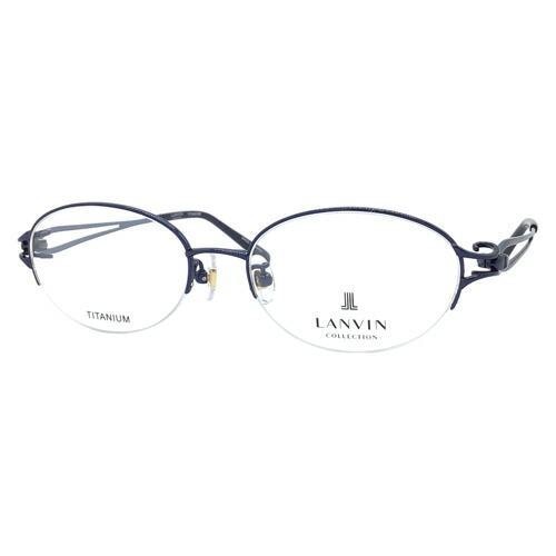 メガネ VLC551J col.0R52 52mm 日本製 チタン ハーフリム