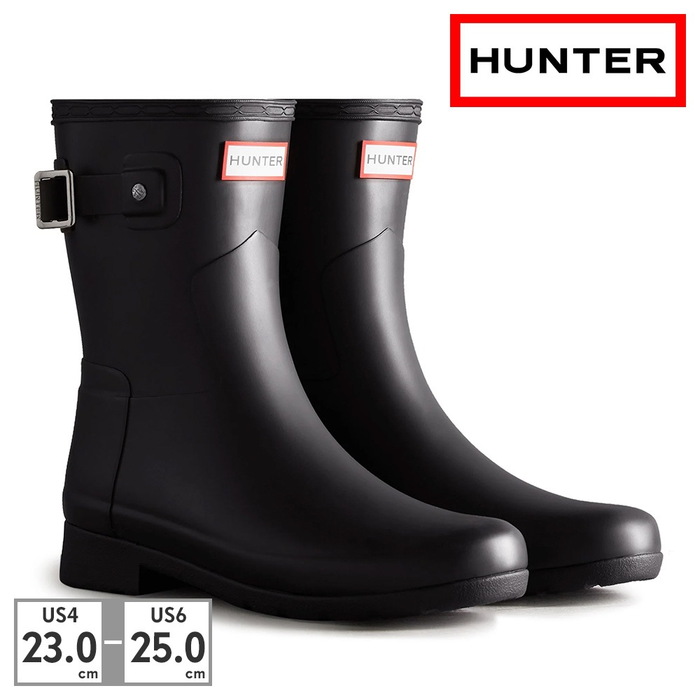 HUNTER レインシューズ レディース オリジナル リファインド ショート ブーツ WFS2200RMA ハンター WOMENS REFINED SHORT 防水