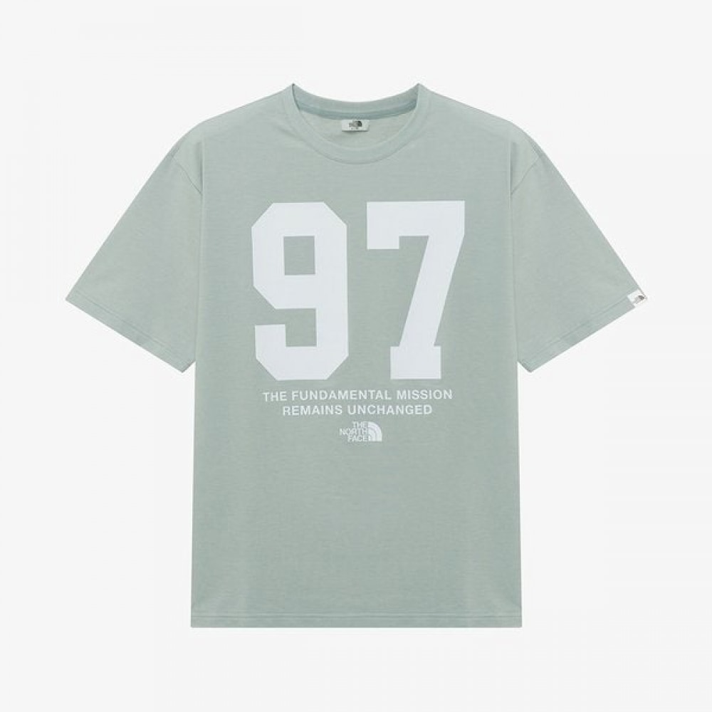 ノースフェイス ホワイトラベル デルフィ 半袖 ラウンドティー COOL GRAY NT7UR02L