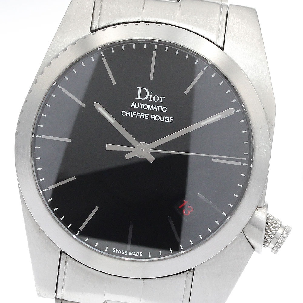 訳あり ディオール Dior CD084510 A03 シフルルージュ デイト 自動巻き メンズ _930709【中古】