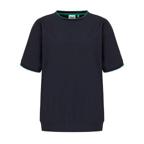 Tシャツ 女性 ラウンド アウトドア シアサッカー 伸縮性 冷感 登山服 日常着