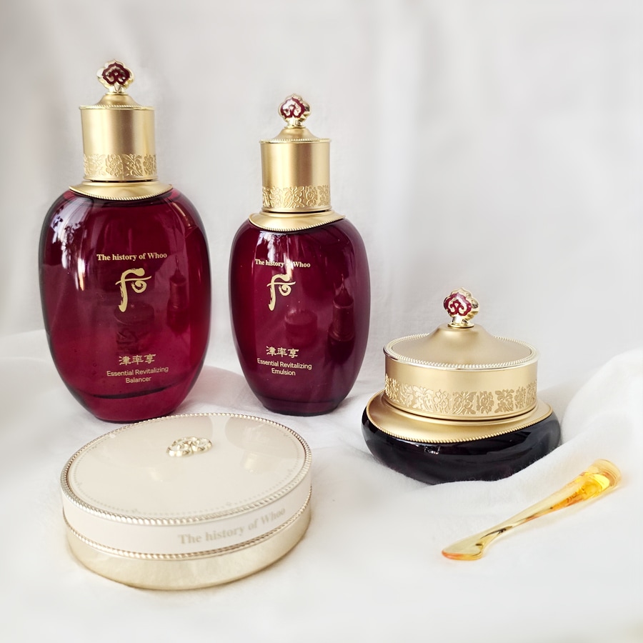 津率享(ジンユルヒャン) 津率(ジンユル) 4種 企画セット/化粧水＋乳液＋クリーム+クッション+サンプル5点 /Jinyulhyang/