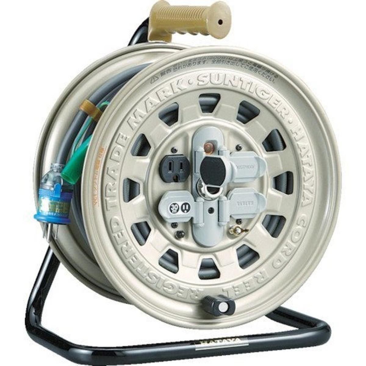 ハタヤ コードリール サンタイガーリール 15A 30m 接地付き 屋内用 GT-301KX 20,449円