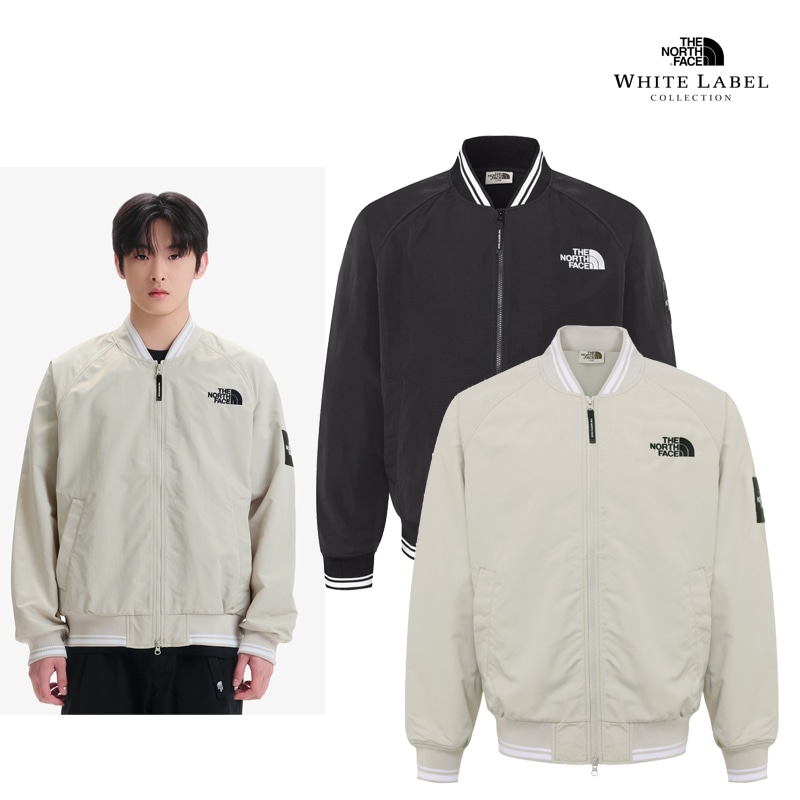 NJ3BR09 OLEMA EX BOMBER 韓国限定ライン 防風 軽量 裏地付き リブ襟 リブ袖 リブ裾 ジップ 内外ポケット タウンユース 通勤 通学 デイリー メンズ 快適 秋冬 着回し