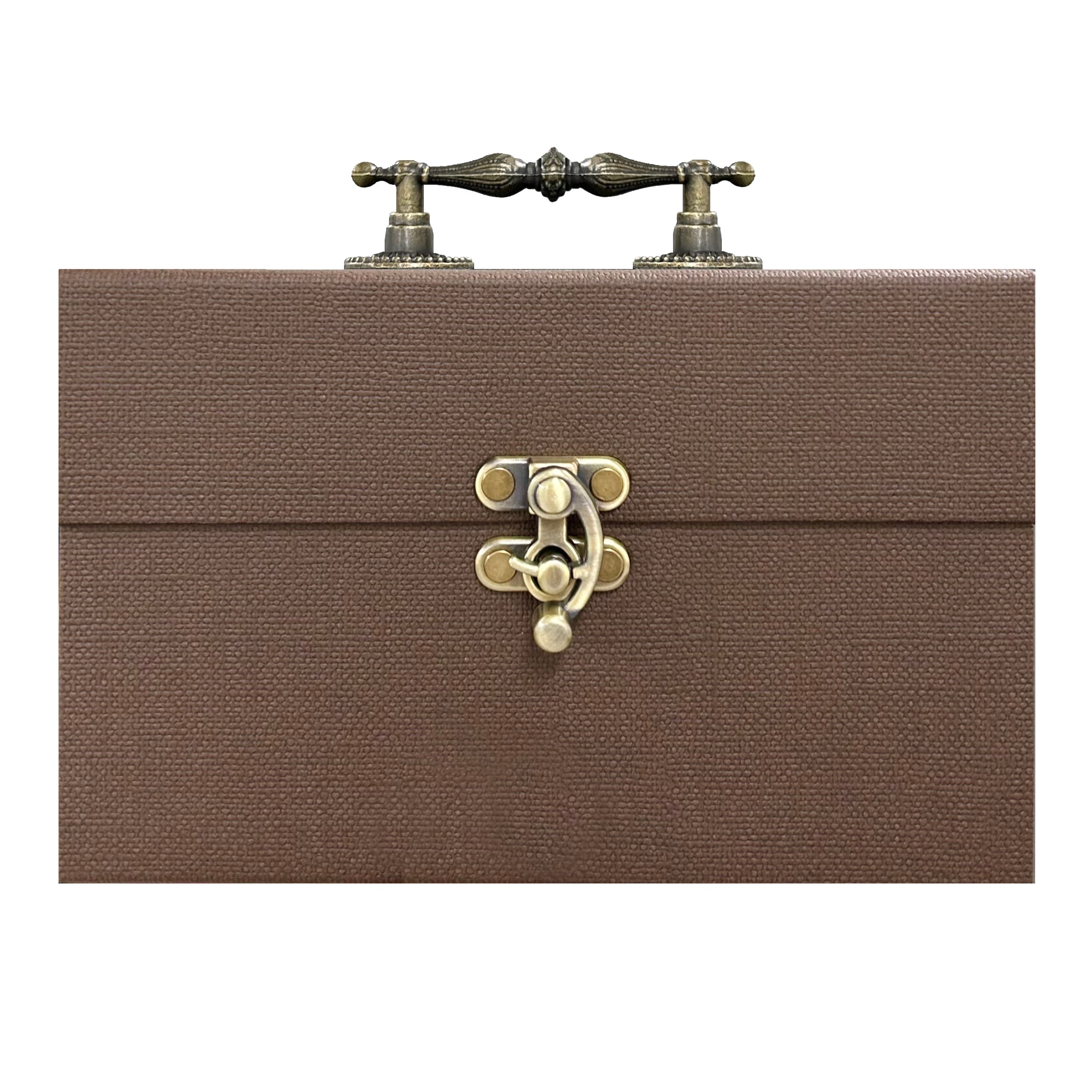 取っ手付き大容量アコーディオンボックス 5つの仕切り付き蛇腹ポーチ手帳コラージュポーチ