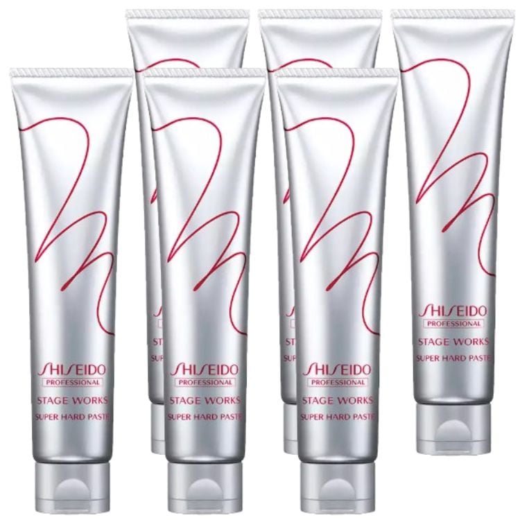 6個セット 資生堂プロフェッショナル ステージワークス スーパーハードペースト 70g ヘアスタイリング