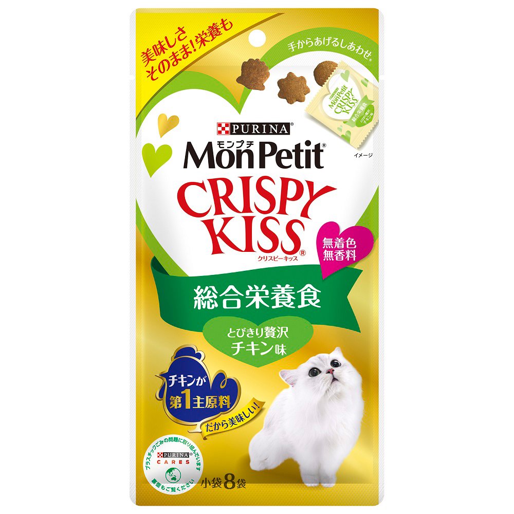 クリスピーキッス　総合栄養食　贅沢チキン味　２４ｇX３０袋　猫　ネコ　おやつ　オヤツ　ご褒美　スナック　ＣＲＣ35―25―83―00―00