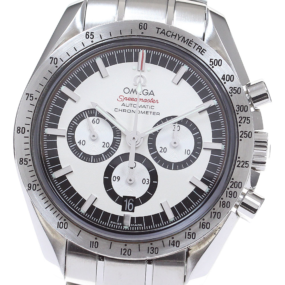 オメガ OMEGA 3506.31 スピードマスター レーシング レジェンド シューマッハ クロノグラフ 自動巻き メンズ _767560【中古】