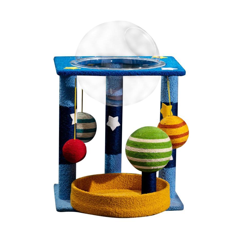 キャットタワー ミニ 据え置き 猫タワー おしゃれ 【新登場星空のキャットタワー】 省ス 多頭飼い 登りやすい シニア猫子猫 運動不足解消