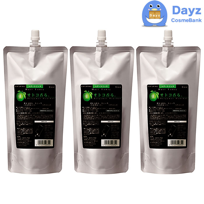 クラシエ オトコ香る トニック ベルガモット 500mL 詰め替え用 3点セット　ヘアトニック 男香る メンズコスメ