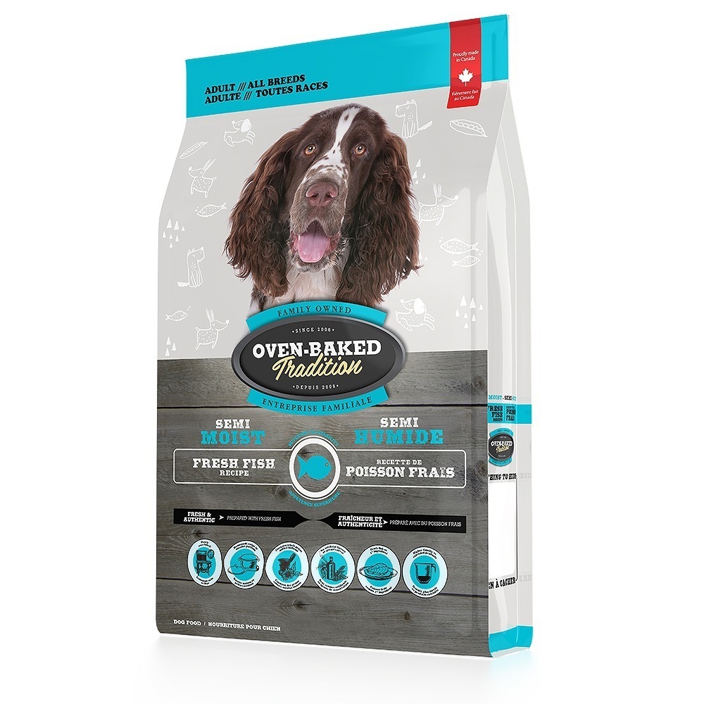 【賞味期限2025年3月8日】オーブンベークド　トラディション　セミモイスト　アダルトフィッシュ　2.27ｋｇ【ドッグフード】【正規品 5,588円