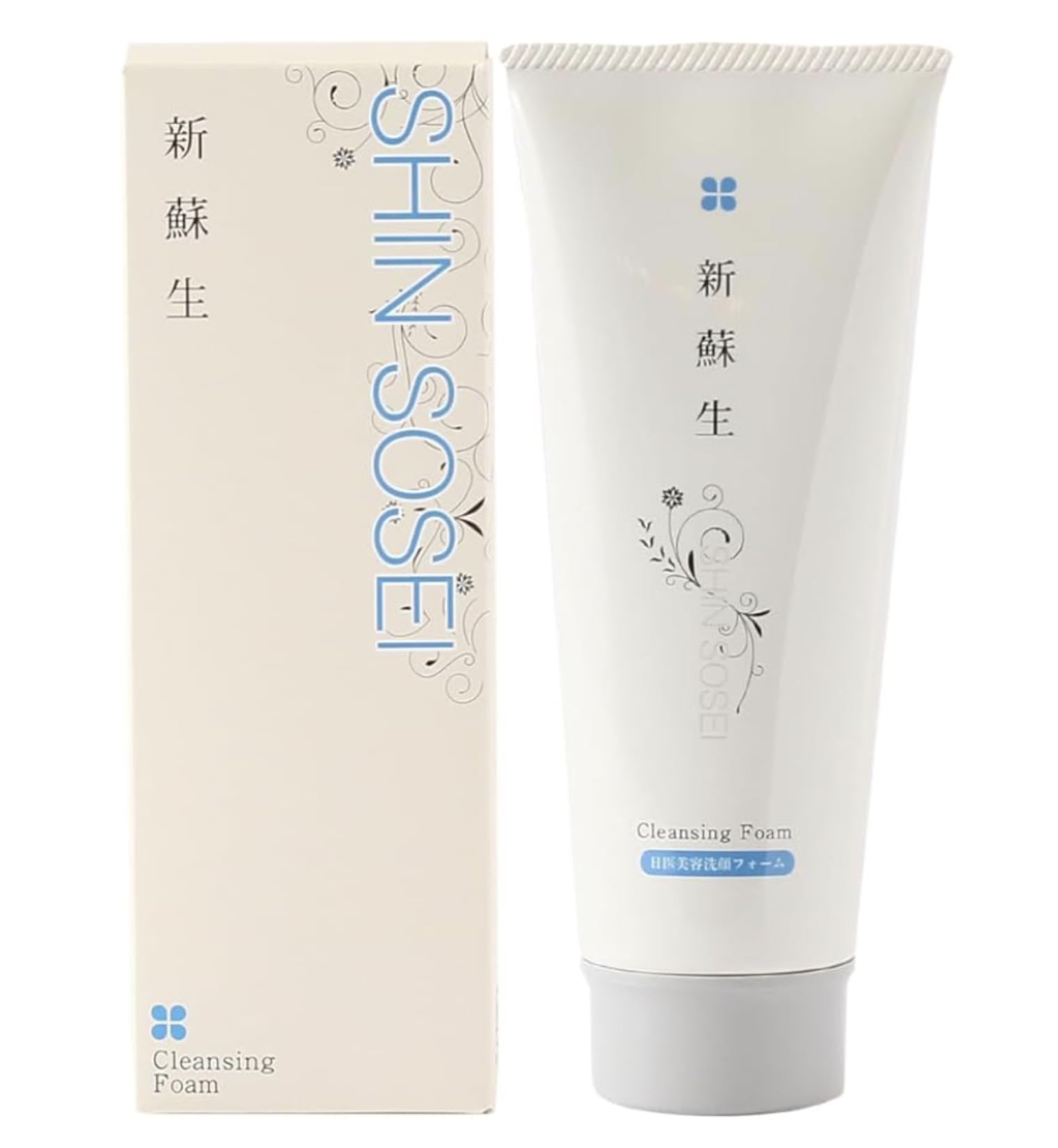 Qoo10最安値挑戦 新蘇生 美容洗顔フォーム 120g 発酵米ぬか 無添加 酵素 乾燥肌や敏感肌にも 天然はちみつ保湿 時短洗顔パック