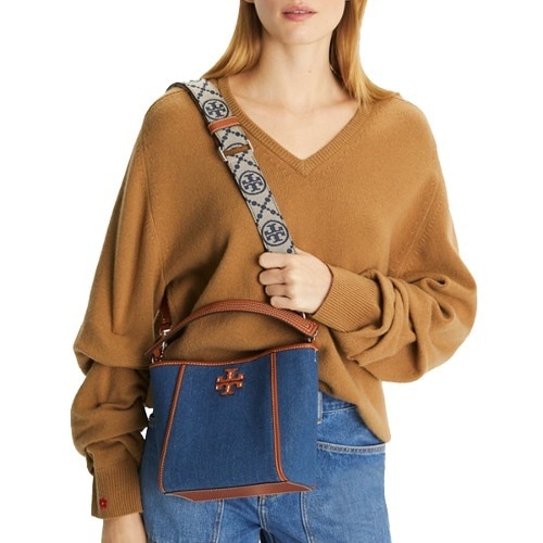 SMALL MCGRAW DENIM BUCKET BAG 154686